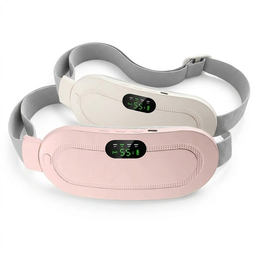 Pack de 2 cinturones térmicos Koya, uno rosa y uno blanco
